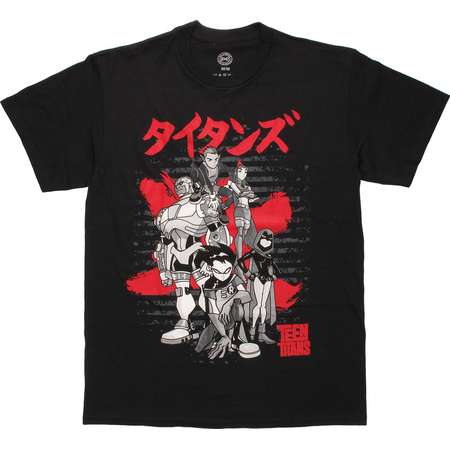 Teen Titans Tokyo Group Pose T-Shirt thumb