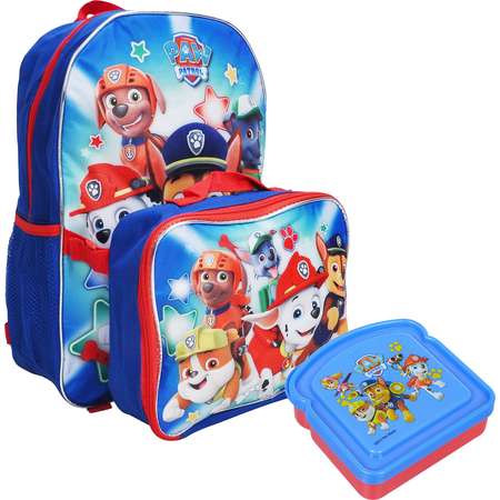 Paw Patrol Boys Backpack & Lunch Bag with Bonus Sandwich Container thumb