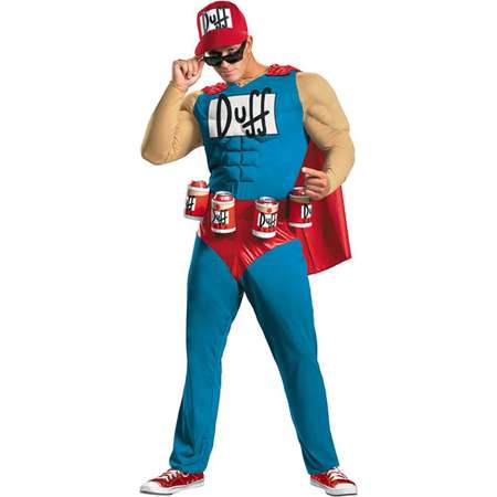 Simpsons Duffman Muscle Adult Halloween Costume thumb