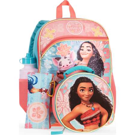 Disney Moana 5-Piece Backpack Set With Lunch Bag thumb