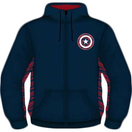 Avenger's Captain America Shield Big Men's Scuba Thermal Poly Fleece thumb