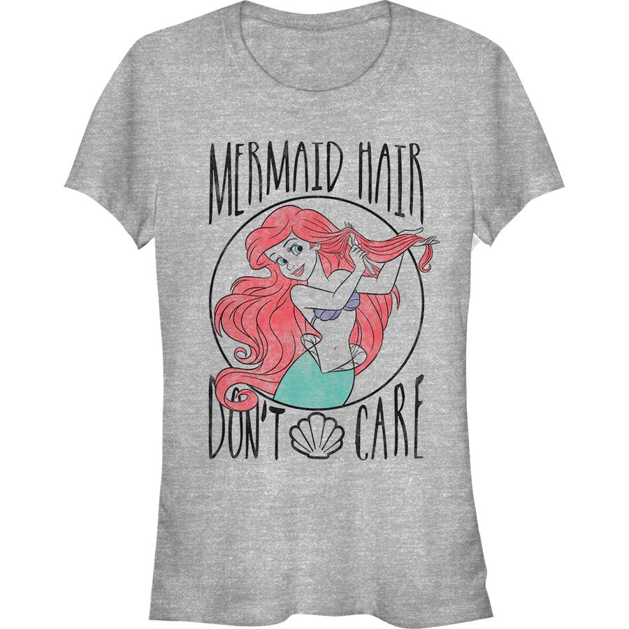 Disney Little Mermaid Ariel Dreaming Rock Junior T-Shirt