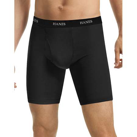 Hanes Men's Classics Tagless Stretch Fit Boxer Briefs with Comfort Flex Waistband (4-Pack) thumb