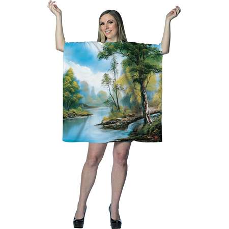 BOB ROSS PAINTING DRESS thumb