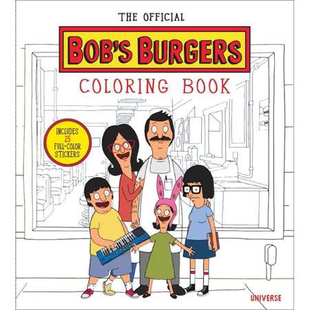 The Official Bob's Burgers Coloring Book (Paperback) thumb