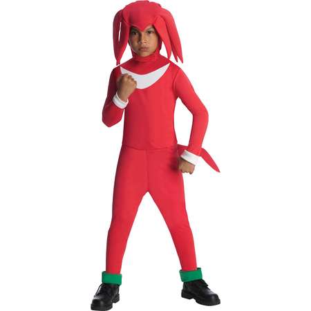 Knuckles Sonic the Hedgehog Costume for Kids thumb