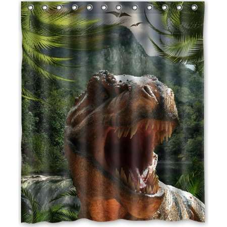 Ganma Jurassic Park Shower Curtain Polyester Fabric Bathroom Shower Curtain 60x72 inches thumb