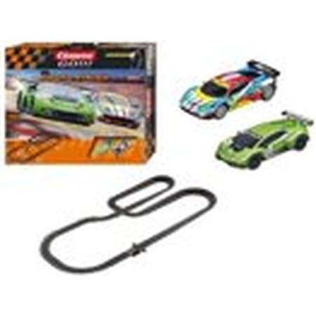 Carrera GO!!! 20062397 Photo Finish Starter Set with Ferrari 458 Italia GT2 No 51 and Lamborghini Huracan GT3 No 63 Cars thumb