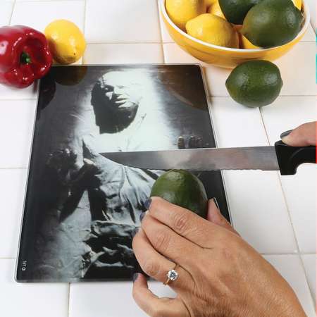Star Wars Han Solo Frozen In Carbonite Glass Tempered Cutting Board thumb