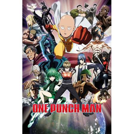 One Punch Man Collage Poster Print (24 x 36) thumb