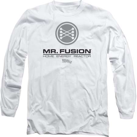Back To The Future Ii Mr. Fusion Logo Mens Long Sleeve Shirt thumb