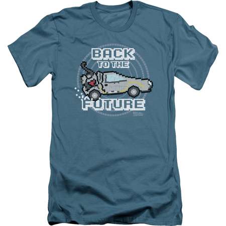 Back To The Future Science Fiction Movie 8 Bit Future Adult T-Shirt Tee thumb