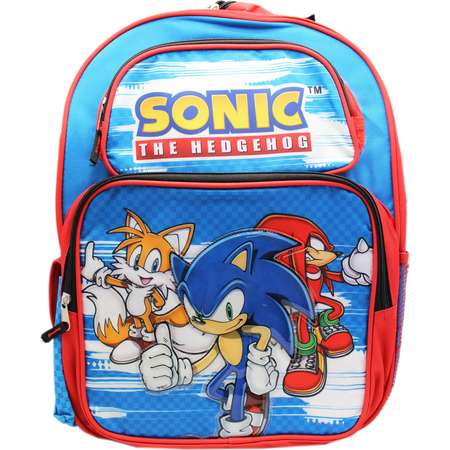 SEGA's Sonic the Hedgehog Tails, Sonic, and Shadow Kids Backpack (16in) thumb