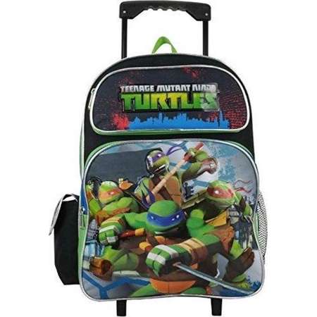 ruz teenage mutant ninja turtles large 16 rolling backpack thumb