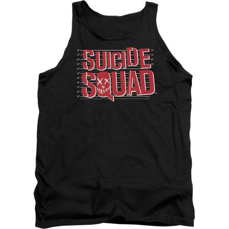 Suicide Squad Men's  Lineup Logo Mens Tank Black thumb