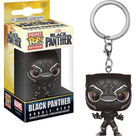 Funko Pop! Keychain: Black Panther- Black Panther thumb
