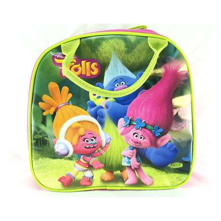New Dreamworks Trolls Life & Family Lunch Bag Plus Water Bottle- GREEN thumb