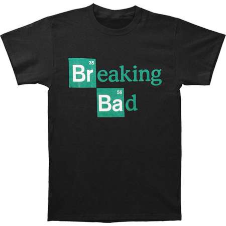 Breaking Bad Men's Logo Slim Fit T-shirt X-Large Black thumb