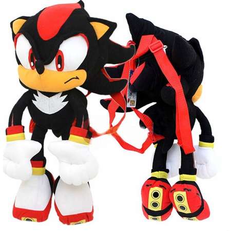 Sega Sonic The Hedgehog 24" Plush Backpack-Black thumb