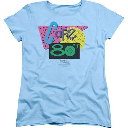 Back To The Future II Science Fiction Movie Cafe 80's Women's T-Shirt Tee thumb