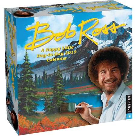 Bob Ross: A Happy Little Day-To-Day 2019 Calendar (Other) thumb