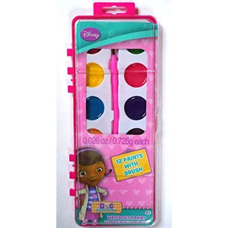 Disney's Doc McStuffins 12 Count Watercolor Paint Set (Doc McStuffins) thumb