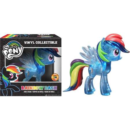 Funko My Little Pony: Rainbow Dash Vinyl Figure, Clear Glitter (SDCC Amazon Exclusive) thumb