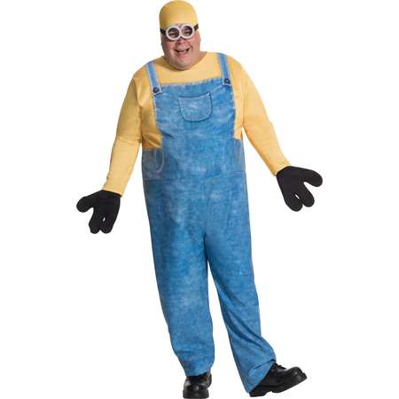 Minions Movie Minion Bob Men's Plus Size Adult Halloween Costume, XL thumb