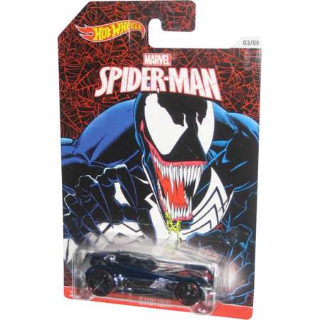 Marvel Comics Spiderman Ettorium Venom (2014) Hot Wheels Toy Car 03/08 thumb