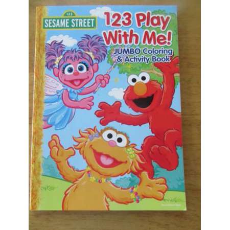 Sesame Street 123 Play With Me! Coloring & Activity Book NEW thumb