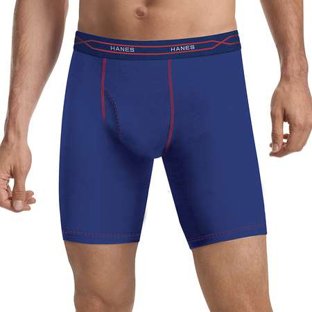 Hanes Men's FreshIQ X-Temp Performance Cool Long Leg Boxer Briefs 3-Pack thumb