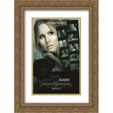 Veronica Mars 20x24 Double Matted Gold Ornate Framed Movie Poster Art Print thumb