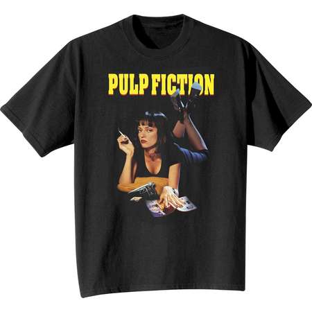 Pulp Fiction Mia Men's Black T-Shirt thumb