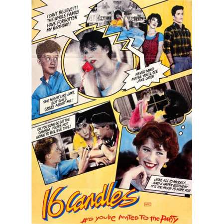 Sixteen Candles Collage Poster Poster Print thumb