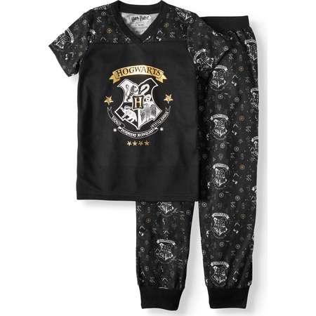Harry Potter 'Hogwarts Gold Crest' Jogger Pajama Set (Little Girls & Big Girls) thumb