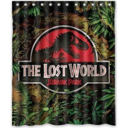 DEYOU Sysuser The Lost World Jurassic Park Shower Curtain Polyester Fabric Bathroom Shower Curtain Size 60x72 inches thumb