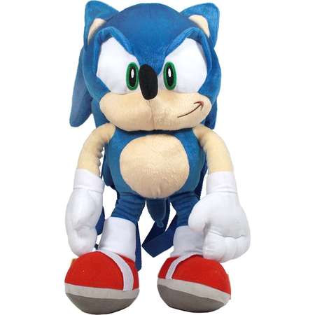 Sega Sonic Accessory Innovations The Hedgehog 16" Plush Backpack thumb