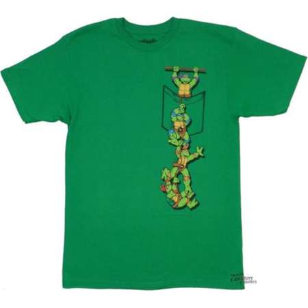 Teenage Mutant Ninja Turtles In Pocket TMNT Adult T-Shirt thumb