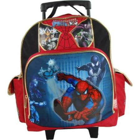 Spiderman 12" Toddler Rolling Backpack - Spider Sense by S Shop thumb