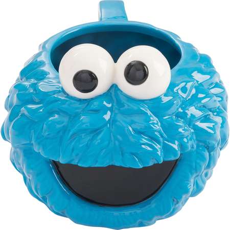Sesame Street Cookie Monster 20 oz. Sculpted Ceramic Mug thumb
