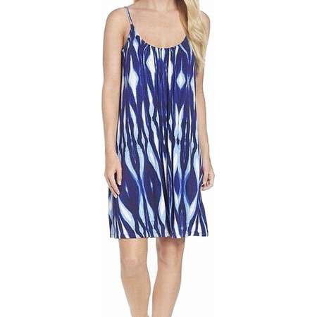 Felicity & Coco NEW Blue Women's Size Small S Shift Abstract Dress thumb