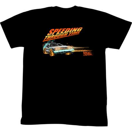 Back To The Future Movie Drifting Thru Time 1 Adult T-Shirt Tee thumb