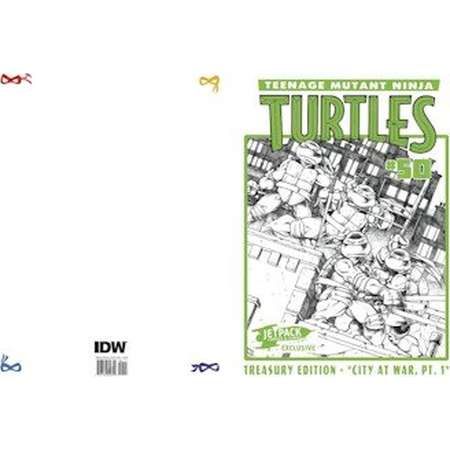 Teenage Mutant Ninja Turtles #50 Oversized Treasury Edition (Jetpack Comics Exclusive) (Teenage Mutant Ninja Turtles) thumb