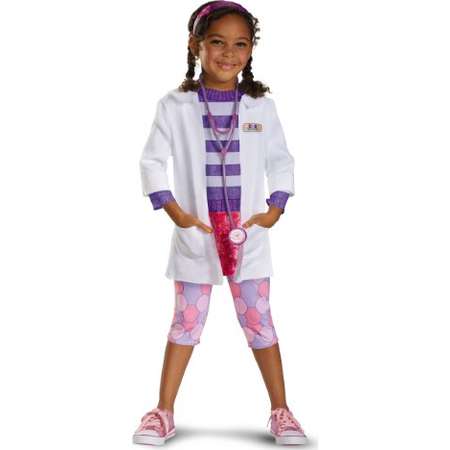 Disney Doc McStuffins Doc Deluxe Girls Costume, Medium/7-8 thumb