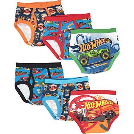 Handcraft Hot wheels 6-Pack Boys Briefs Toddler Little Big Kid Cars thumb