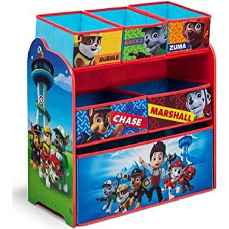 Delta Children Multi-Bin Toy Organizer, Nick Jr. PAW Patrol thumb