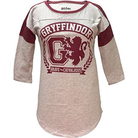 Harry Potter Gryffindor Raglan Athletic Tee Shirt M thumb