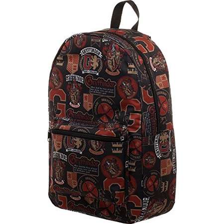 Harry Potter Ravenclaw Gryffindor Hufflepuff Slytherin House Bookbag Backpack (Gryffindor) thumb