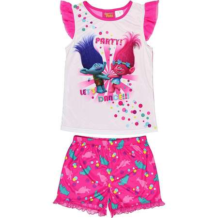 Trolls Party! Poppy & Branch Girls 2-Piece Shorts Pajama Set thumb
