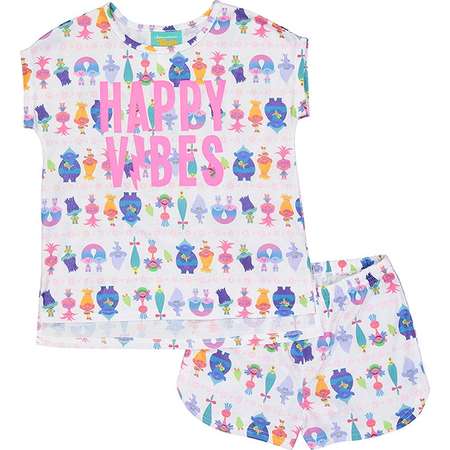 Trolls Springtime Big Girls 2pc Pajama Short Set thumb